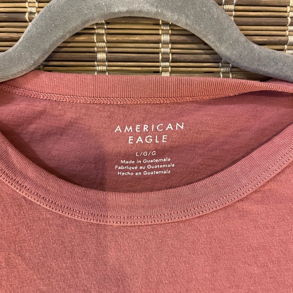American Eagle Outfitters Rust T-Shirt - Picture 2 of 3